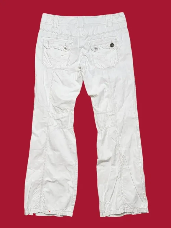 Vintage Stoffhose mit bootcut