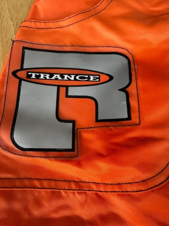 Vintage Trance Rave Cyber Set 90s Y2K Techno Festival Flashlights Neon Orange