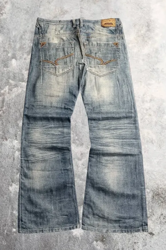 Vintage washed baggy jeans Armani jnco Diesel g-Star True Religion Dolce&Gabana438