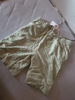 Viskose leinen short Größe 42