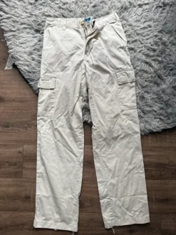 Weiße cargohose
