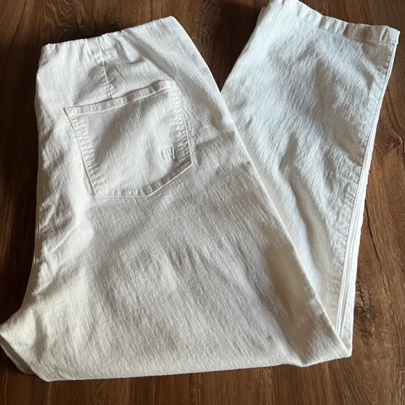 Weiße Hose von Helena Vera in Kurzgröße