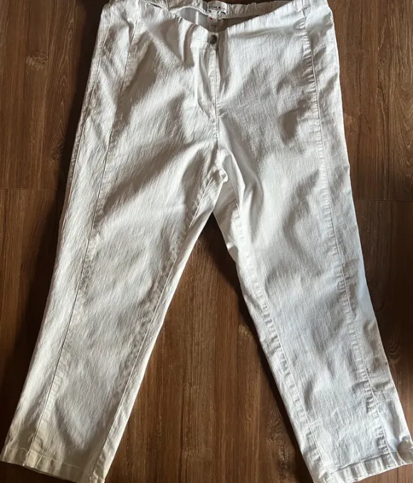Weiße Hose von Helena Vera in Kurzgröße