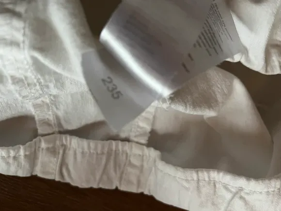 Weiße Hose von Helena Vera in Kurzgröße