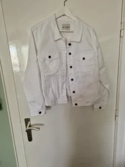 Weiße Jeans Jacke Only Carmakoma Denim Gr. 48