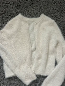 Weiße Kuschel Jacke 🤍