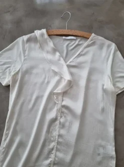 Weiße T-shirt Bluse