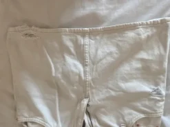 weißer jeansrock