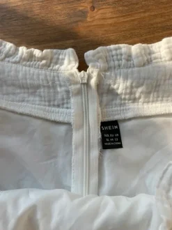 Weißer Musselin hosen Rock XL