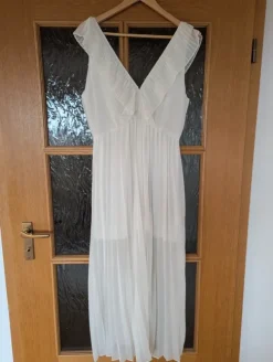Weißes Maxikleid Seamless Fashion Sommer