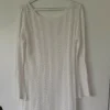 Weißes Strandkleid