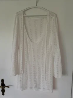 Weißes Strandkleid