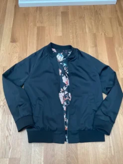 Wendeblazer - Blouson - Herren - schwarz / bunt - gemustert - Bomberjacke - H&M