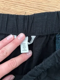 Wide Leg Leinenhose