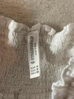 Witte skort stradivarius
