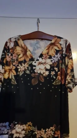 Wunderschöne Kombination, neuwertig, Hose und Bluse , Größe 48,