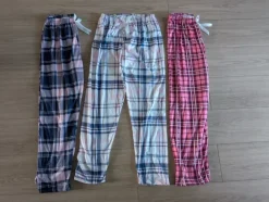 3x Schlafanzughose Pyjamahose kariert neu Gr. S/M