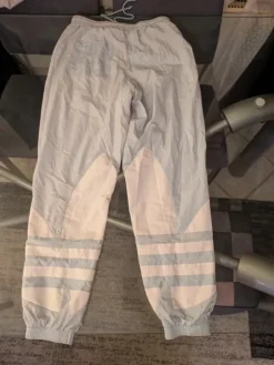 y2k adidas baby blue sweatpants