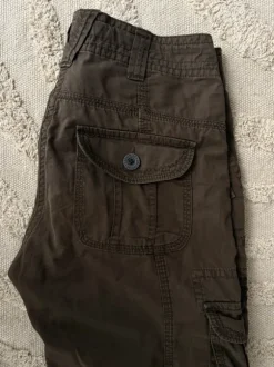Y2K Cargo Hose brown Utility Pants Vintage