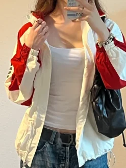 y2k windbreaker jacke