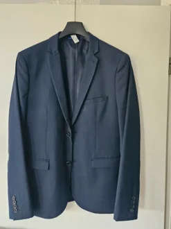 zgan Kostuum pak donkerblauw WE maat 48 1x gedragen, daarna gestoomd