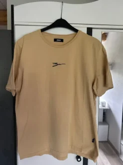Zign T-Shirt Herren L Senf / Gelb - Oversize Fit - Streetwear