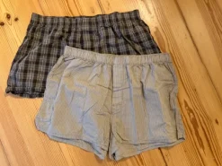 Zwei H&M Boxershorts gestreift/ kartiert